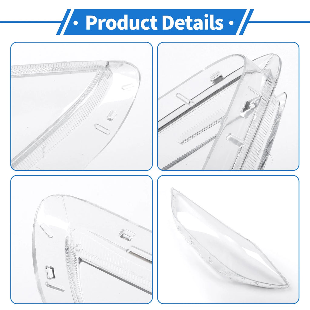 Headlight Lens Cover for Hyundai Elantra (2017–2018) PC Clear