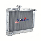 5ROW Aluminum Radiator & Fans for Rover MG MGA 1500/1600/1622 (1955-1962)