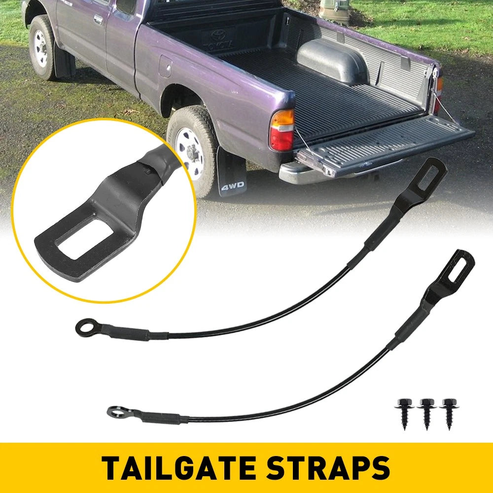Set of 2 Tailgate Cable Assembly V for Toyota Tacoma (1995–2004)