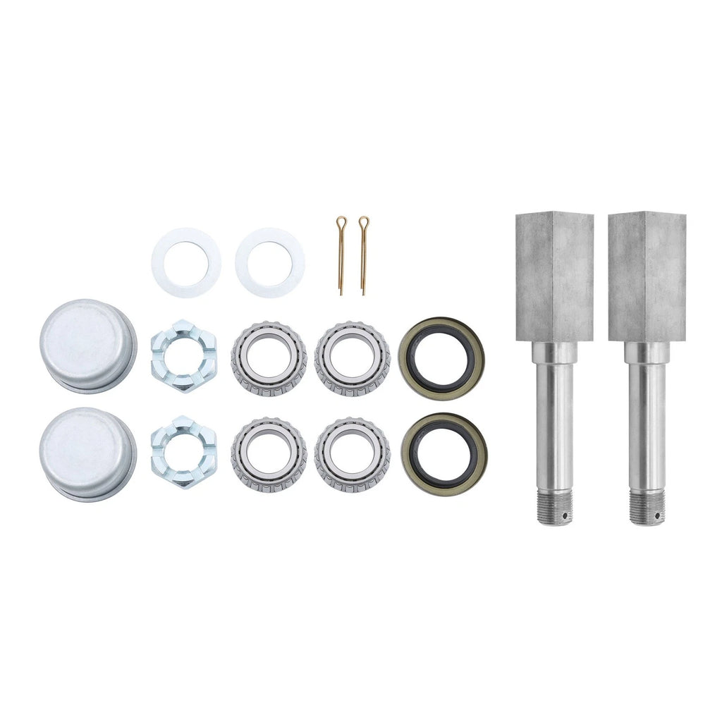 Pair of 5-Bolt Hub & Square Shaft Spindle Assembly for Automotive