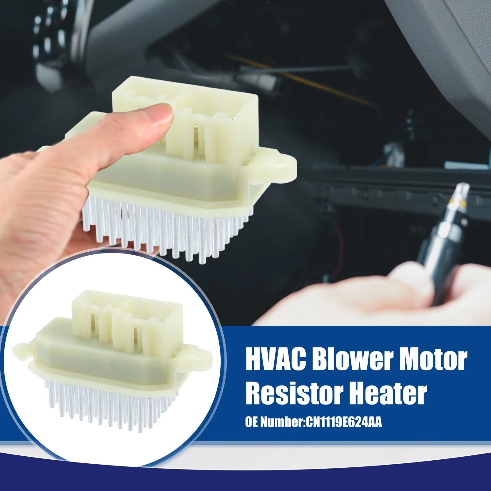 HVAC Blower Motor Resistor for Ford Ecosport (2015–2020)
