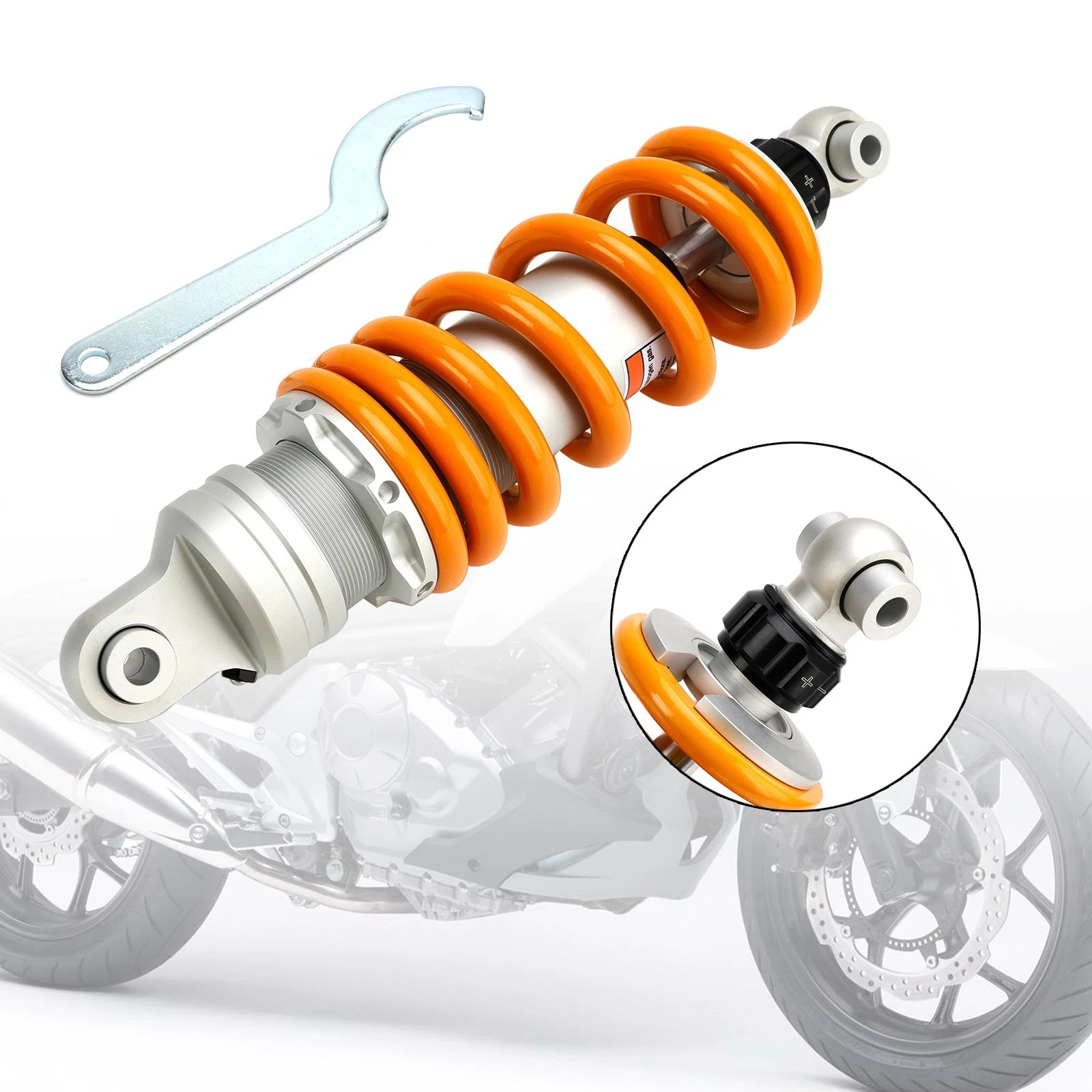 305mm Rear Air Shock Absorbers for Honda NC700X (2012–2017)