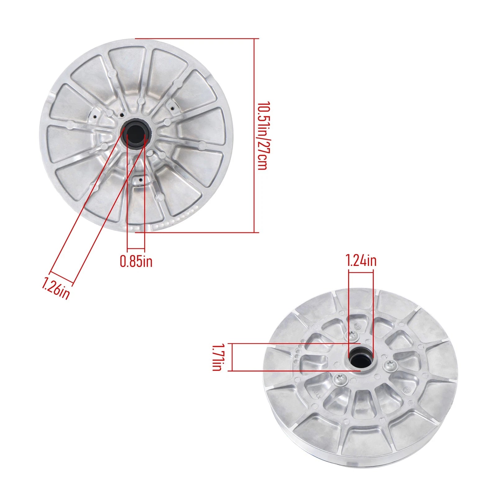 Secondary Driven Clutch for Polaris Ranger 1000 XP (2018–2020) 1323451