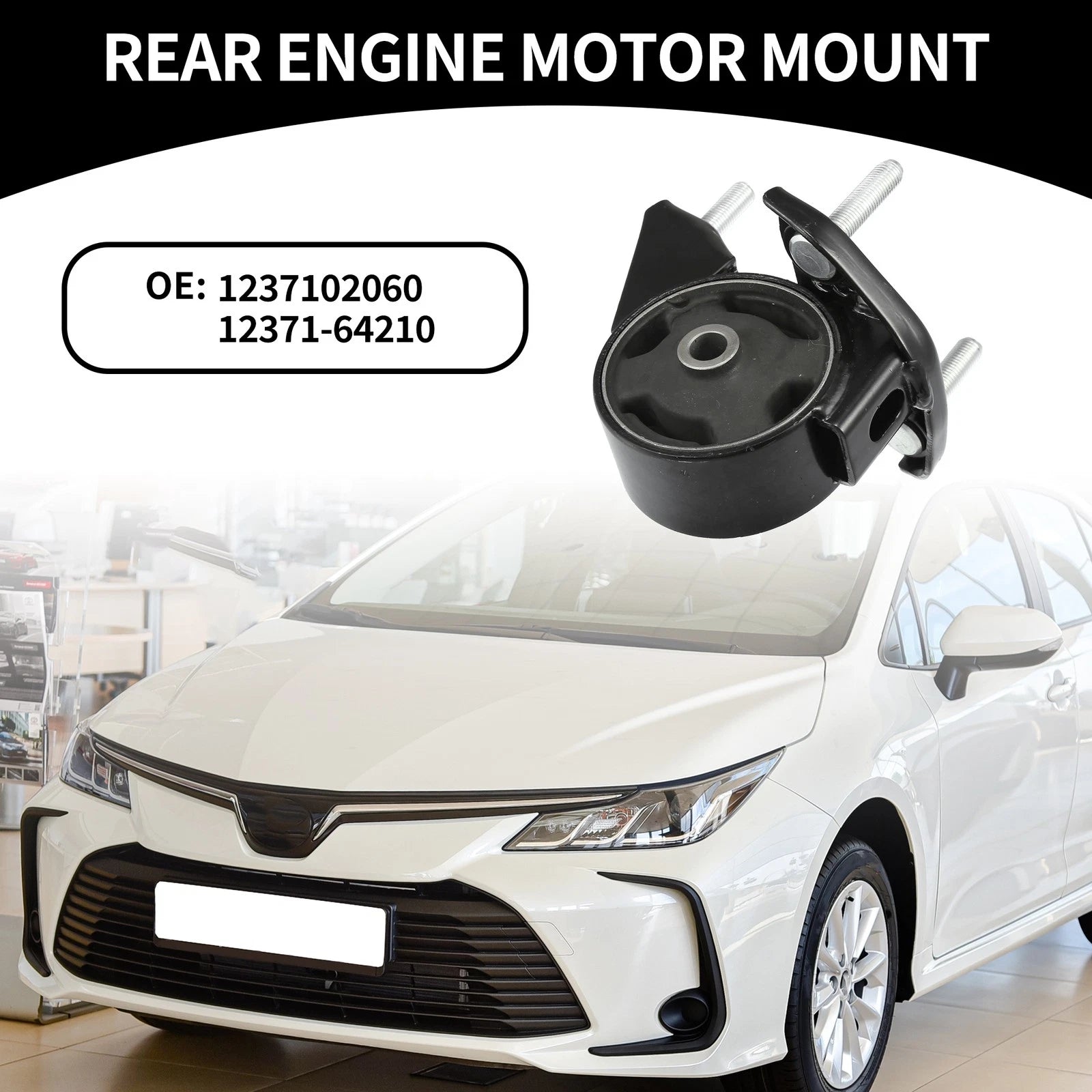 Rear Engine Motor Mount for Toyota Corolla 1.6L 1.8L (1993–1997)