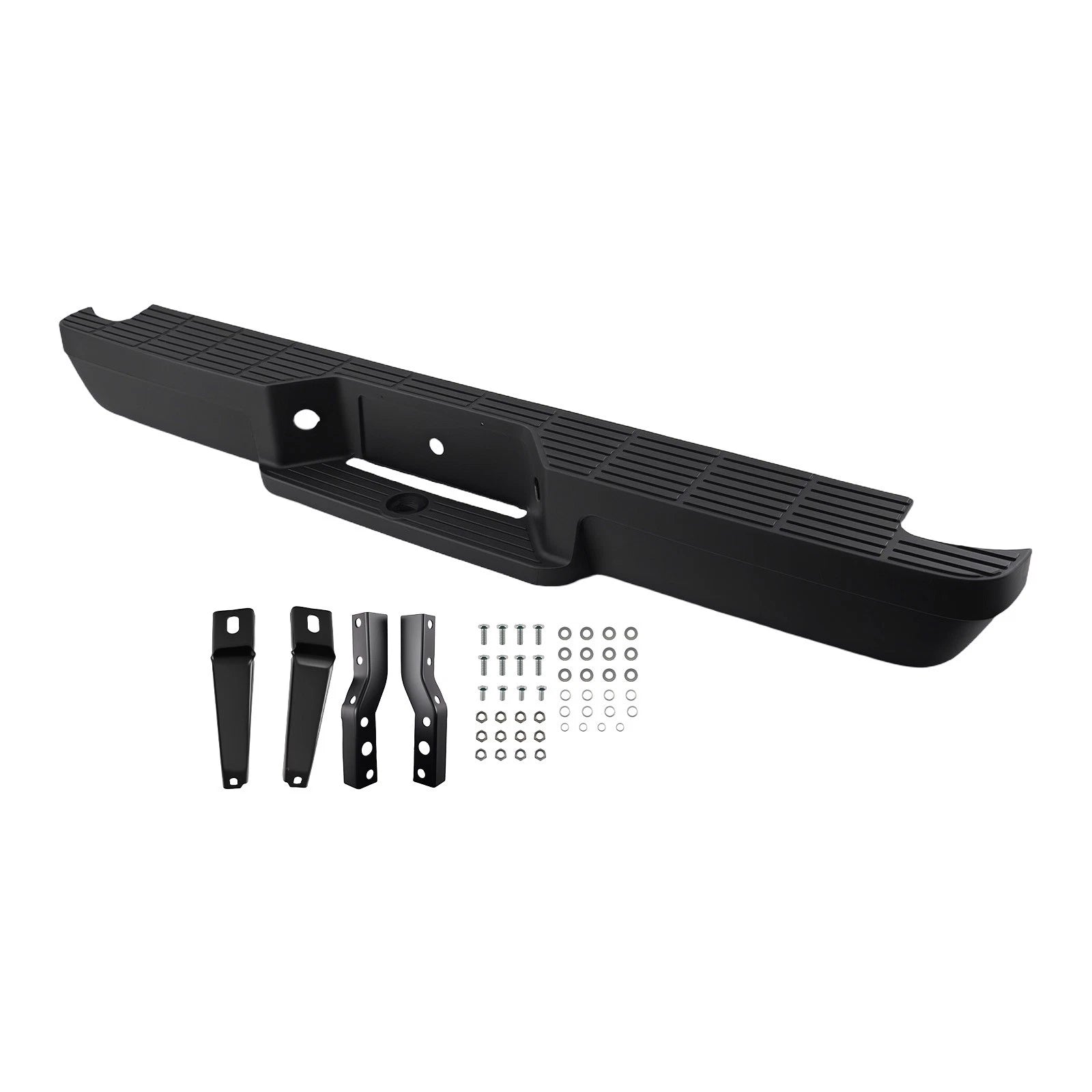 Rear Bumper Assembly for Ford Ranger (1993–2011) Black Steel Bolt-On