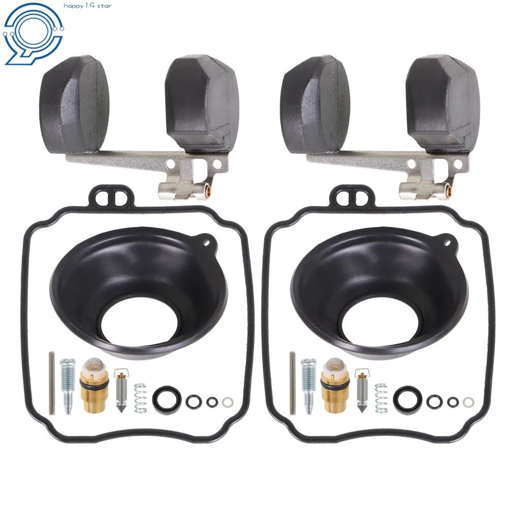 2X Carburetor Repair Kit for Yamaha XVS650 V-Star (2000–2008)