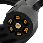 7-Pin 7-Way Trailer Cable Cord Connector for Trucks (8 FT)