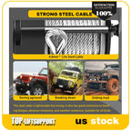 3000LBS Electric Winch for Truck Trailer Off-Road 4WD