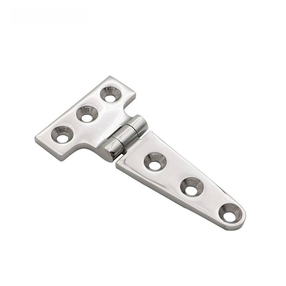 316 Stainless Steel Marine Hinge T Design 100x50mm for RV Boat Cabinets