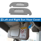 Sun Visor Cover for Dodge Ram 1500 (1994–2001) Leather Gray