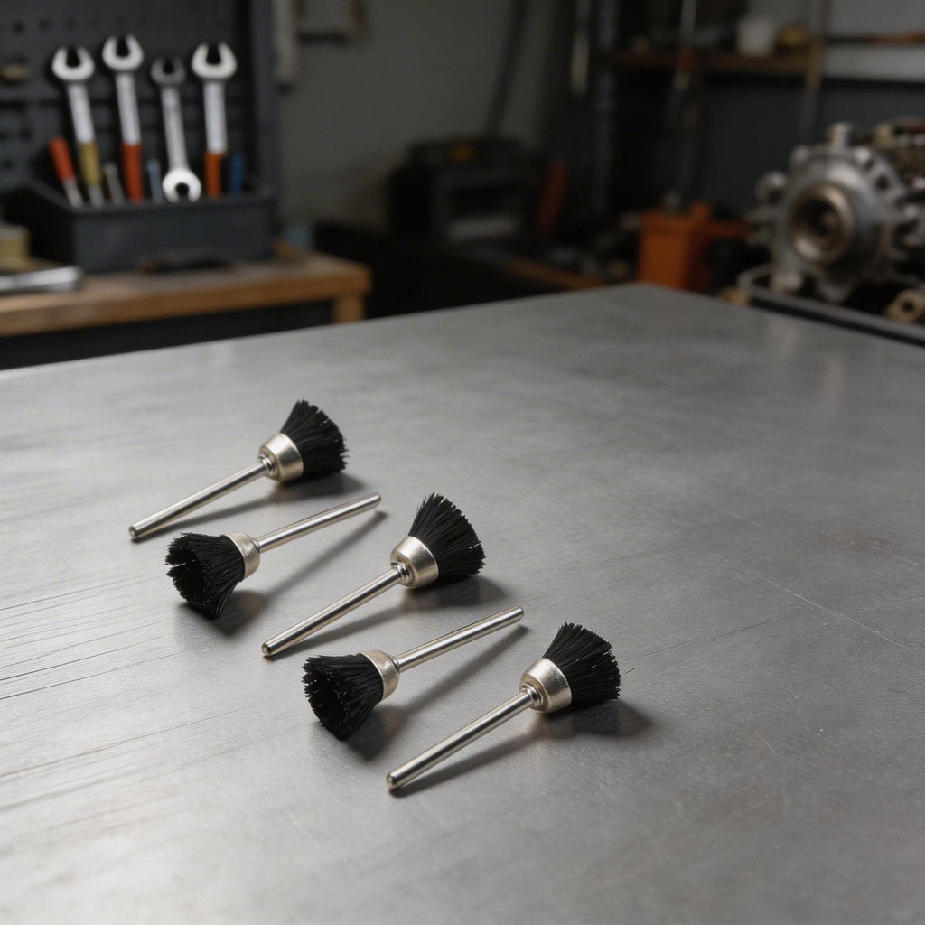 Set of 5 Wheel Brushes with 3.0mm Shank