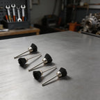 Set of 5 Wheel Brushes with 3.0mm Shank