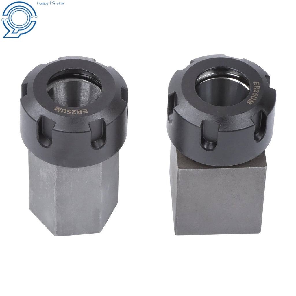 Complete Collet Block Set for ER-25 (Hex & Square Shapes)