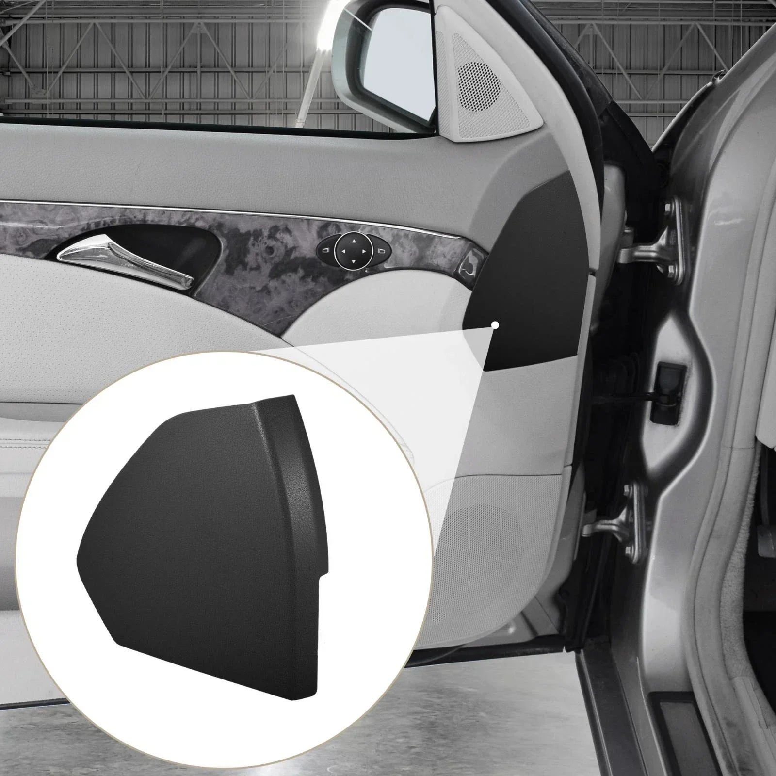 Front Car Door Cover Trim for Mercedes Benz E-Class (2003-2009)