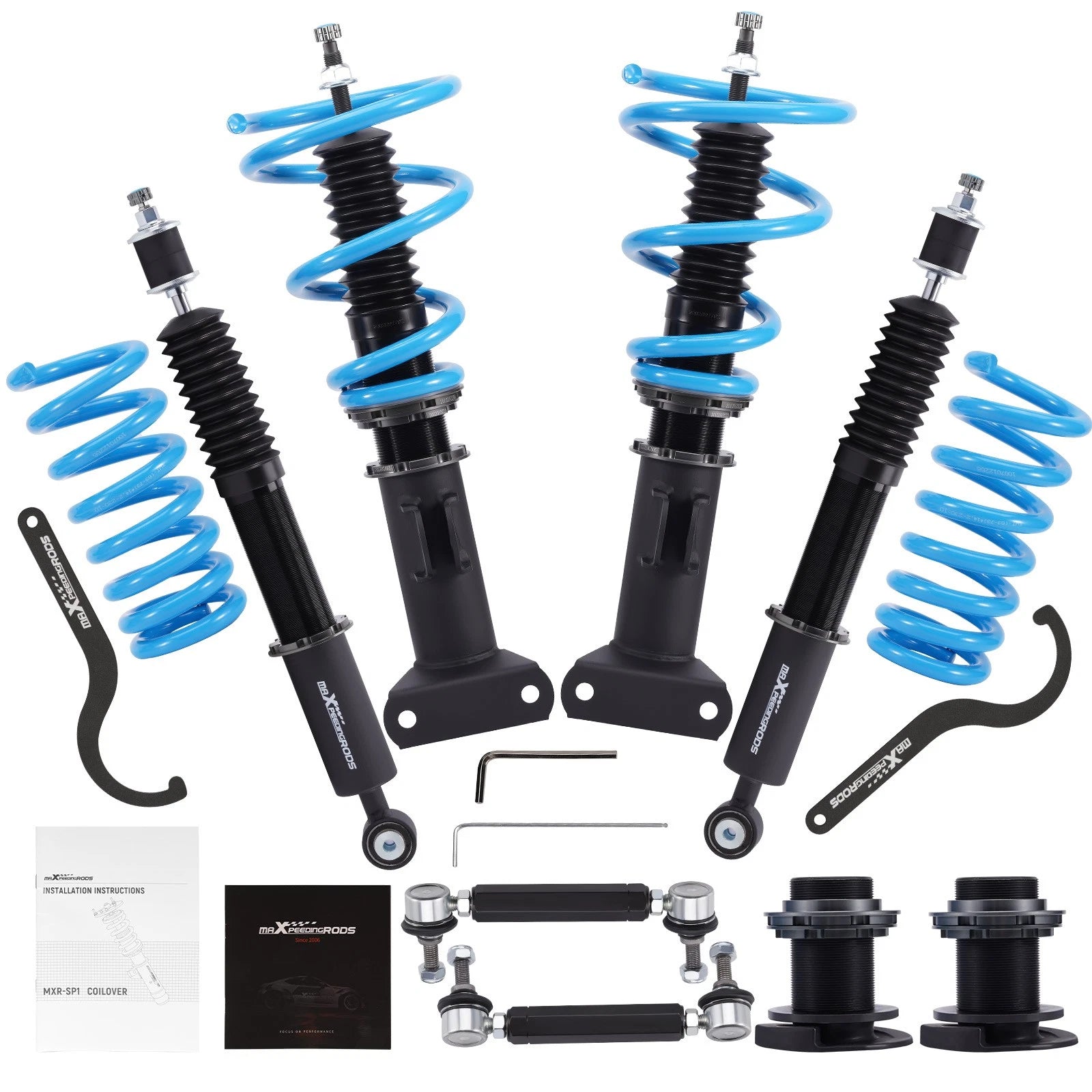 Coilover 24 Step Damper Lowering Kit for Mercedes Benz W203 W209 (2000–2009)