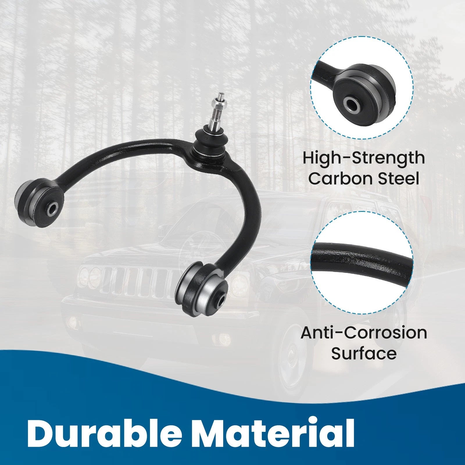 1x Front Upper Control Arm for Jeep Grand Cherokee Commander (2006–2010) K620188