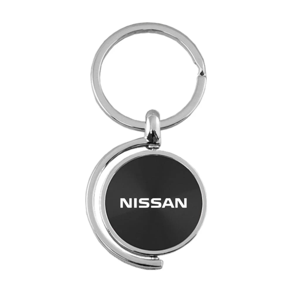 Black Spinner Keychain KC1025.NIS.BLK - Officially Licensed for Nissan