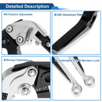 Adjustable Brake Clutch Lever for Honda X11 (1999–2002) Silver Black
