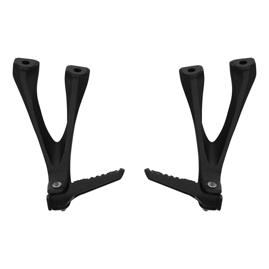Black Rear Passenger Footrests Footpeg Bracket for Honda CBR1000RR (2017-2025)