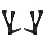 Black Rear Passenger Footrests Footpeg Bracket for Honda CBR1000RR (2017-2025)