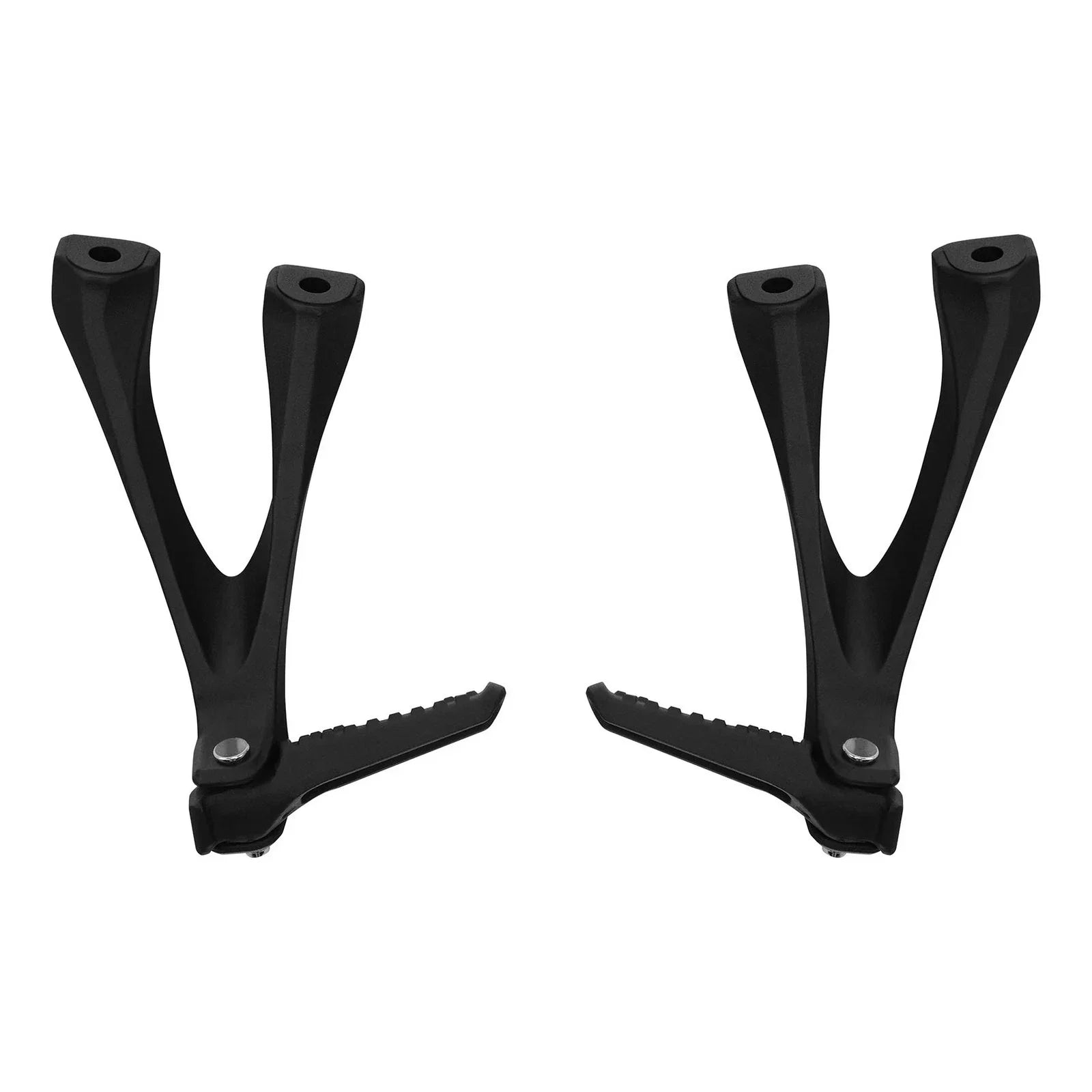 Black Rear Passenger Footrests Footpeg Bracket for Honda CBR1000RR (2017-2025)