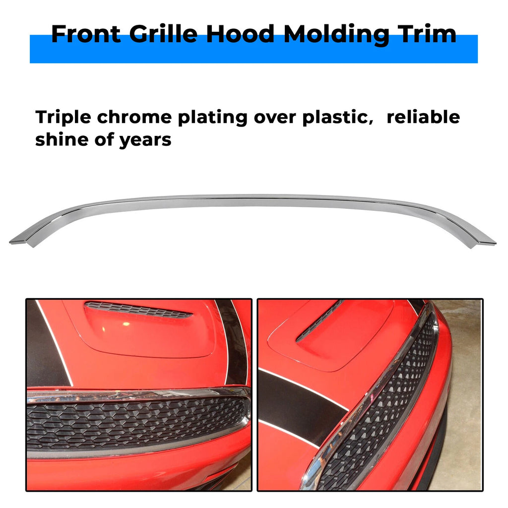 Chrome Grille Hood Molding Trim for Mini Cooper (2007–2015)