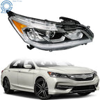 LED DRL Headlight Assembly for Honda Accord EX/EX-L/Sport Sedan (2016–2017)