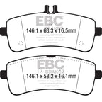 Set of 2 Brake Pads for BMW 540i, 530i, X6, X5