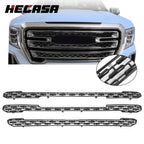 Glossy Black Grille Insert Mesh Grill Overlay for GMC Sierra 1500 SLT (2019–2022)