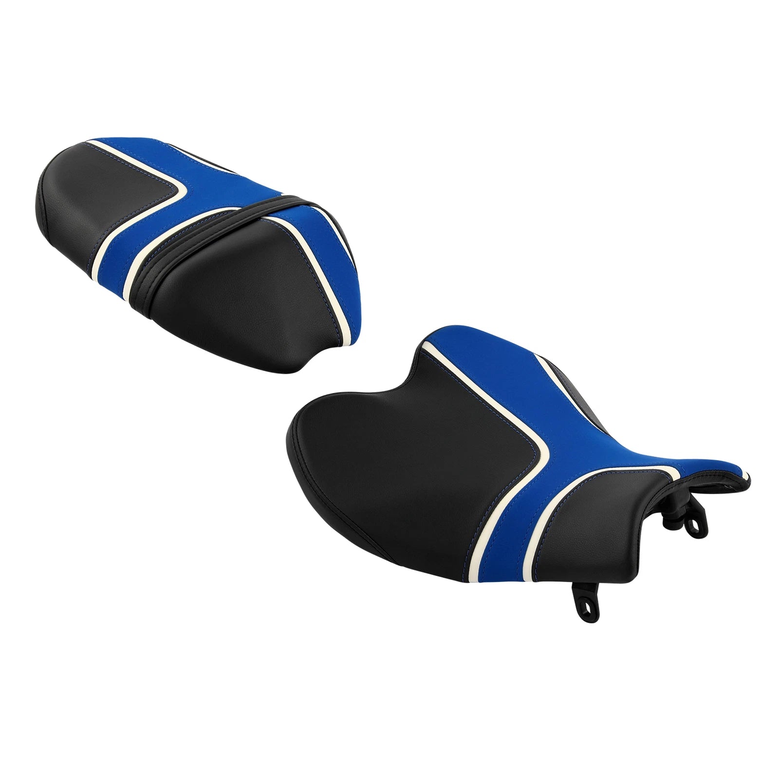 Rider & Passenger Seats for Suzuki GSXR1000 (2009–2016) - Black Blue