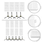Side Brushes Filters Set for MAMNV T7S, JIKA T7S, Teendow T7S