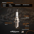 6x Iridium Spark Plugs for Acura TL RL MDX (2004–2009)