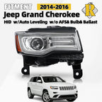 HID/Xenon Headlight Right Passenger for Jeep Grand Cherokee (2014–2016)