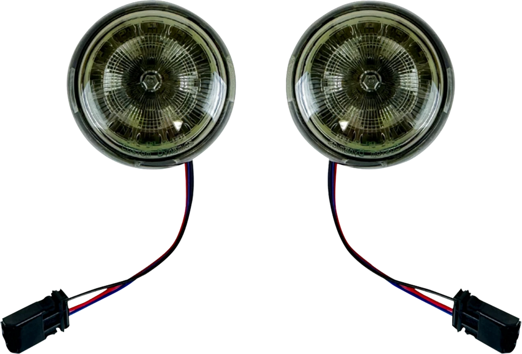 ProBeam Rear Turn Signal Inserts for Custom Dynamics (LED, Smoke Lens)