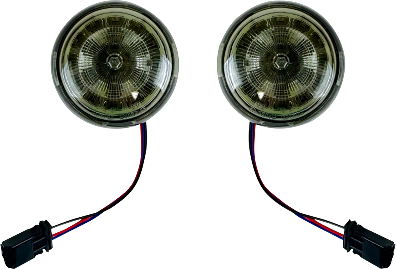 ProBeam Rear Turn Signal Inserts for Custom Dynamics (LED, Smoke Lens)