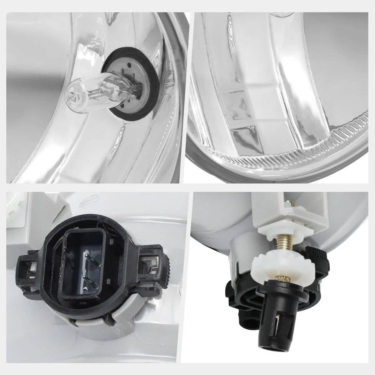 Clear Lens Front Driving Fog Lights for Silverado/Colorado/Sierra/Yukon (2015–2019)