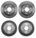 Brembo Brake Kit Front Disc Rotors Rear Drums for Silverado 1500 GMC Sierra