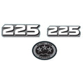 225 HP Horsepower Decal Sticker for Yamaha Outboard Engine Cover