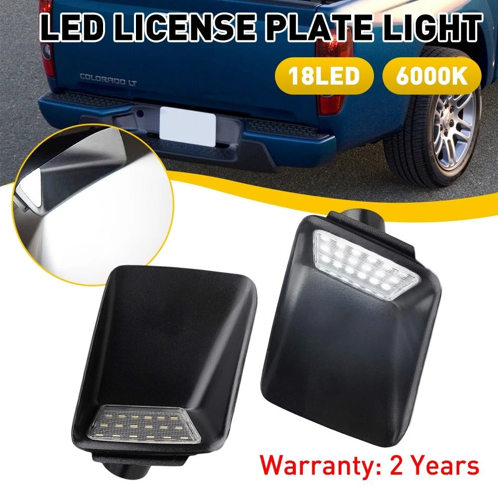 LED Rear Bumper License Plate Light for Chevy Colorado/GMC Canyon (2004–2012)