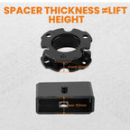 3" Front 2" Rear Lift Kit for Chevy Colorado GMC Canyon 2WD 4WD (2015–2022)