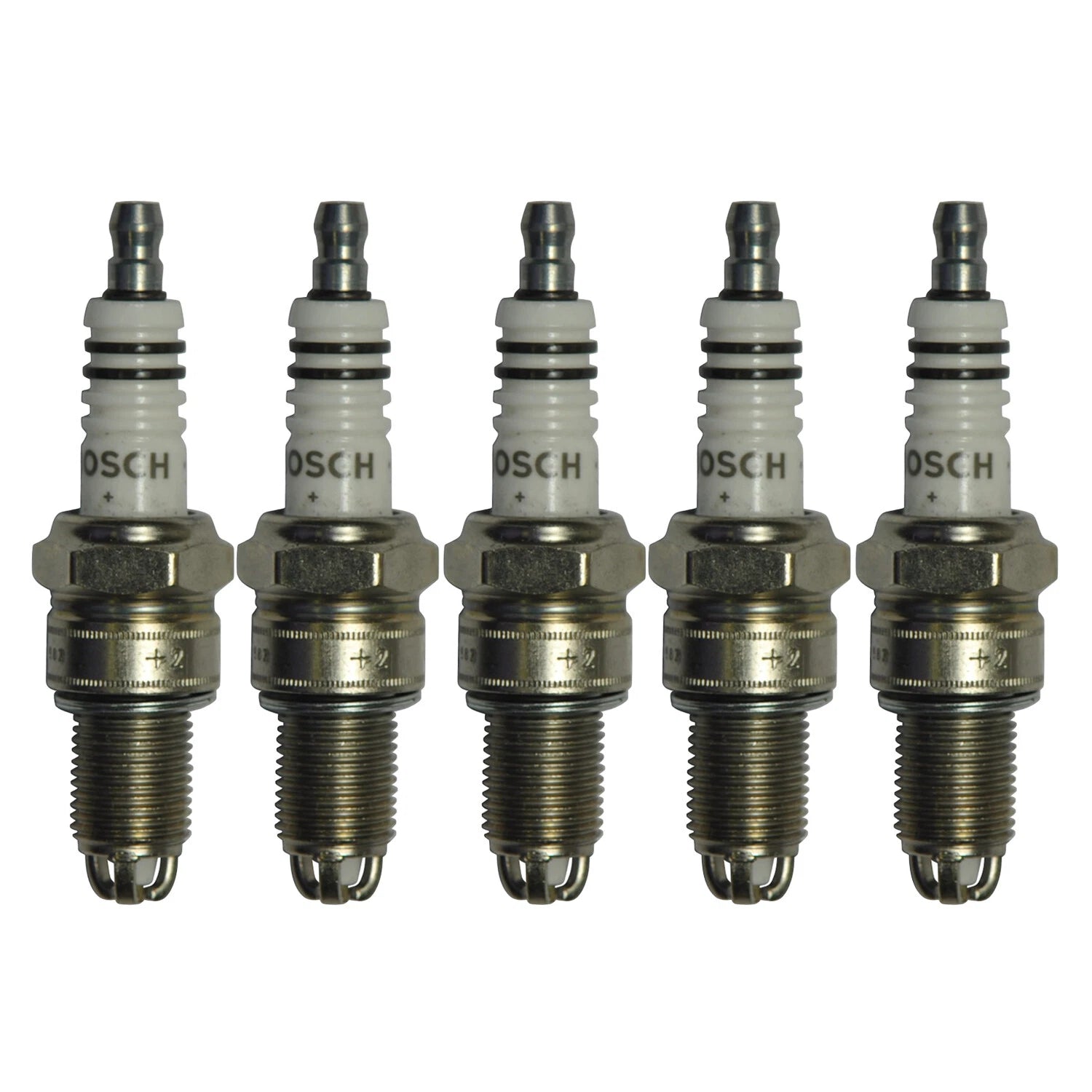 Set of 5 Bosch Nickel Spark Plugs for Audi 4000 5000 VW Quantum (1980–1988)