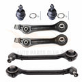 Set of 6 Front Lower Control Arms with Ball Joints for Dodge Charger (2007–2010)