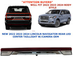 Rear Center LED Taillight with Camera for Lincoln Navigator (2022–2025)