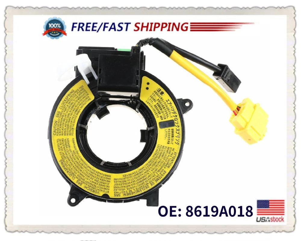 Clock Spring 8619A018 for Mitsubishi Lancer Outlander Eclipse Galant (2004–2013)