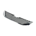 Front Upper Grille for Toyota Sienna (2011–2017) Chrome Black Plastic