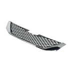 Front Upper Grille for Toyota Sienna (2011–2017) Chrome Black Plastic