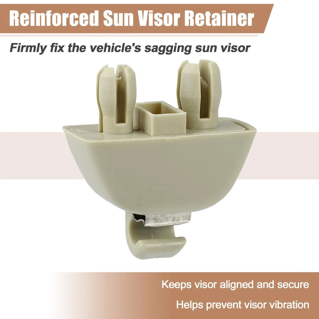 2X Sun Visor Support Clip Retainer 4F0857561 for Audi A6, VW Passat 