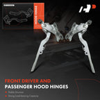 2X Hood Hinge for Chevrolet Cruze (2011-2015)