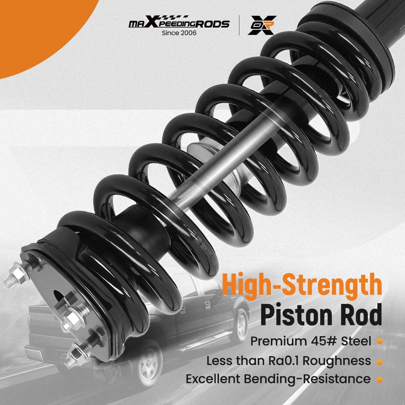 Front Strut w/ Coil Spring Assembly for Dodge Ram 1500 4WD (2006–2008) 171111