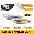 SMD LED Front Side Fender Marker Lights for BMW E90 E82 E92 E46 E83 E60 (2006–2013)